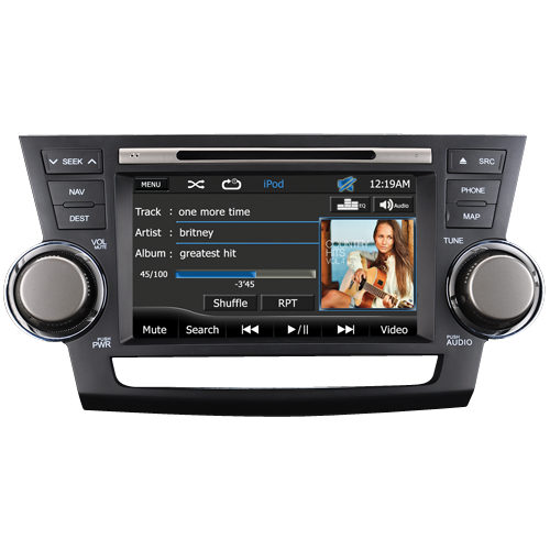 OTOHIG1 - OE-styled multimedia & navigation system compatible with Toyota® Highlander brand vehicles