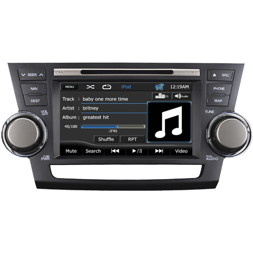 OTOHIG1 - OE-styled multimedia & navigation system compatible with Toyota® Highlander brand vehicles