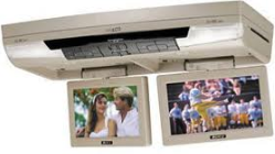 ADV29 - Compact design, 8.5 inch monitor with built-in side load DVD player