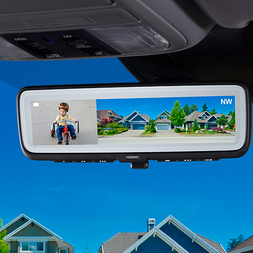 GENFDMHL2 - Gentex Full Display Auto-Dimming Rearview Mirror With HomeLink