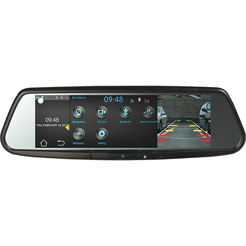 RVM740SM - 7.8" ANDROID BASED SMART TOUCH-FREE BLUETOOTH REARVIEW MIRROR DVR