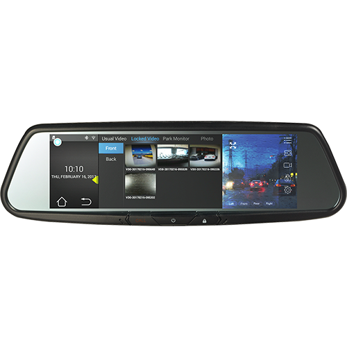 RVM740SM - 7.8" ANDROID BASED SMART TOUCH-FREE BLUETOOTH REARVIEW MIRROR DVR