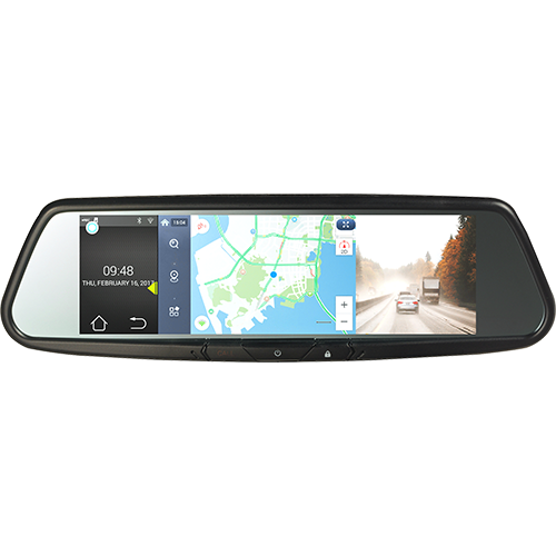 RVM740SM - 7.8" ANDROID BASED SMART TOUCH-FREE BLUETOOTH REARVIEW MIRROR DVR