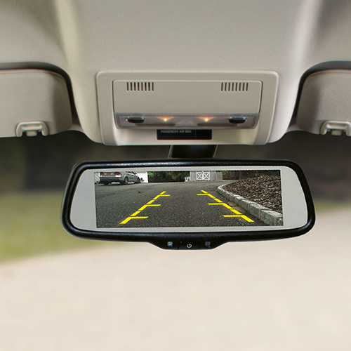 RVM744 7.3" Widescreen Replacement Rearview Mirror Monitor