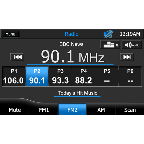 OTORAV1 - OE-styled multimedia & navigation system compatible with Toyota® RAV4 brand vehicles